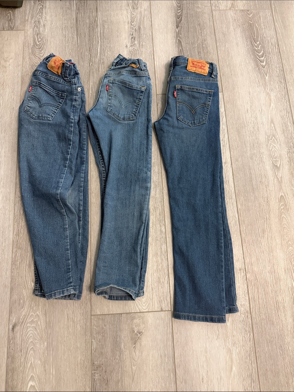 Levi's Three-Pack boys size 8 Blue Denim Jeans